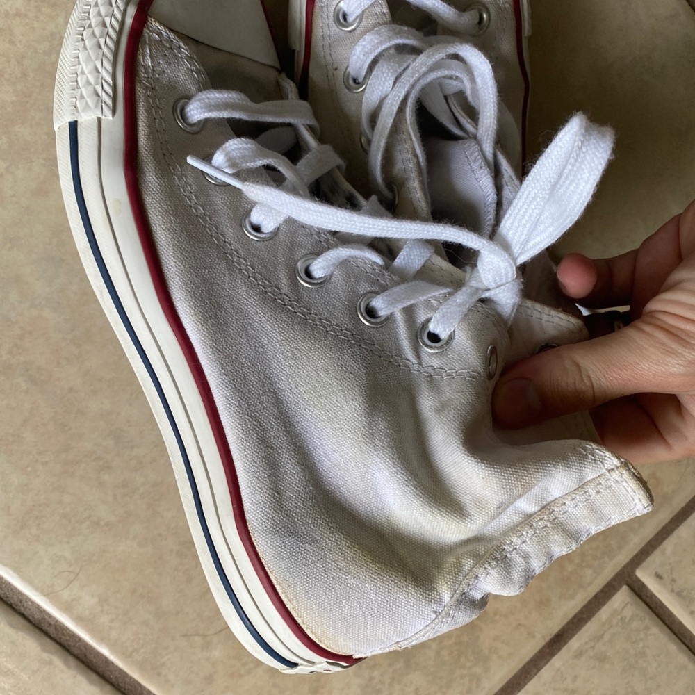 Converse Chuck Taylors White and Cream